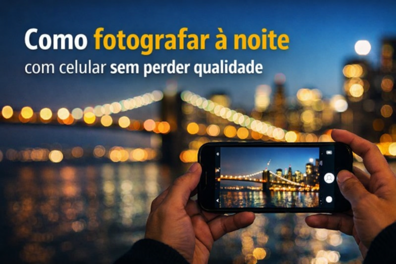 Como fotografar à noite com celular sem perder qualidade