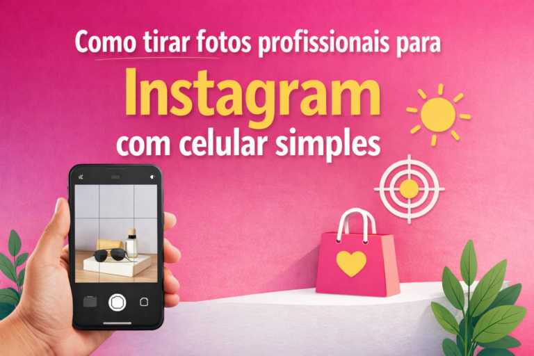 Como tirar fotos profissionais para Instagram com celular simples
