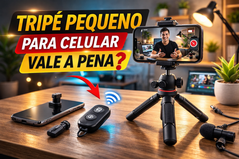 Tripé pequeno para celular vale a pena?