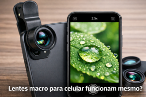 Lentes macro para celular funcionam mesmo?